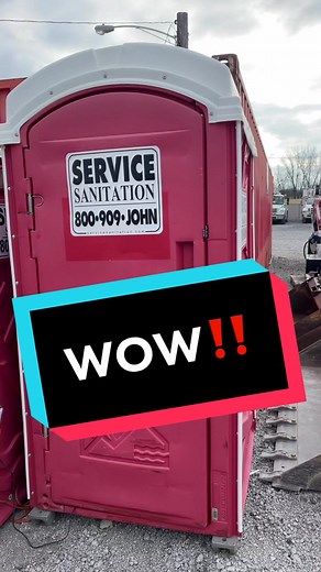 Warm and Clean Porta Potty for Construction Sites