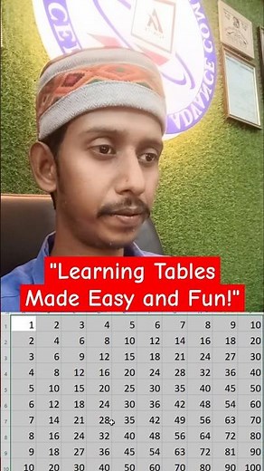 "Learning Tables Made Easy and Fun!" #MultiplicationTables #LearnTables #MathMadeEasy #MathForKids