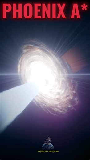 The Largest Black Hole in Existence: PHOENIX A* #blackhole #universe #deepspace #science