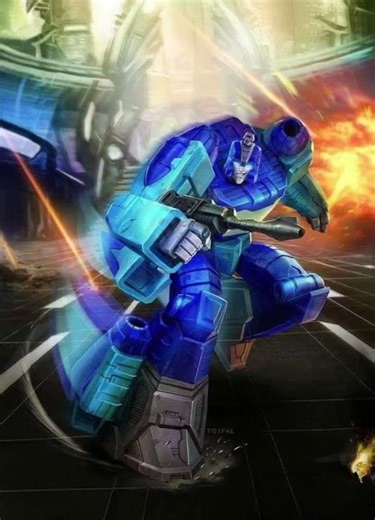 an autobot whos literally a blurr as he moves ,he rather be in a cybertronian race then a fight.