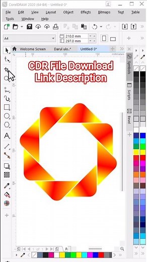 Logo Design In CorelDRAW CDR File Upload #Qadriprintingpress#Qadripress#Computerclass#indesigning