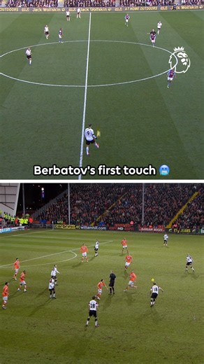 Dimitar Berbatov's iconic first touch 😮‍💨 Two of his former clubs, Manchester United and Fulham FC Official, face off in the Premier League today 👊 | Premier League