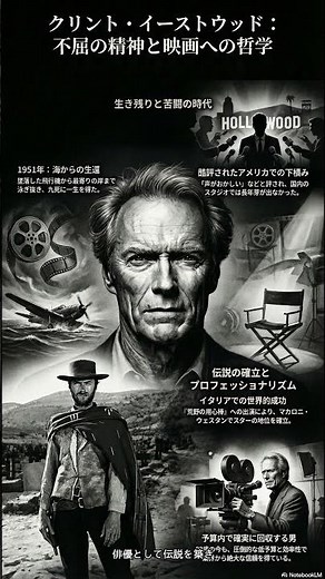 🤠不屈の巨匠：イーストウッドの軌跡