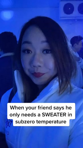 “NAH! I super okay with JUST t-shirt and shorts in winter!” 🙄 ft my egoistic friend @D-jin Toh #winter #stubborn #notcoldatall #freezing