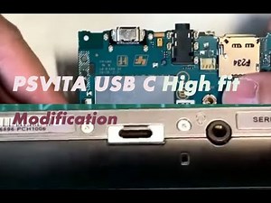 Quick Easy Version PS Vita 1000 USB C Mod TypeC Mod Kit