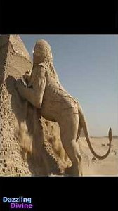 Sphinx Destroys the Great Pyramid of Giza #Egypt #Desert #Monsterverse