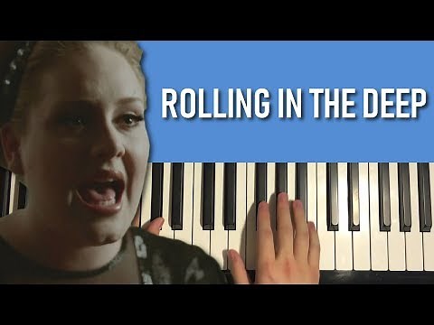 HOW TO PLAY - Adele - Rolling In The Deep (Piano Tutorial Lesson)
