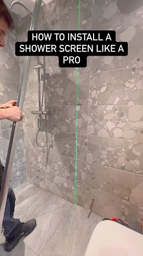 How to install a fix shower screen…. #screen #plumbers #diy #how #howto #plumber #shower #chrome #build #reels #doityourself #water #reelsfb | Db builders Sussex LTD
