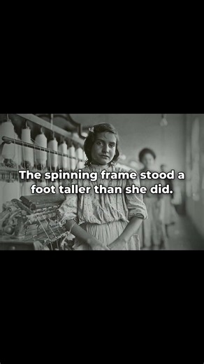 Cotton mills didn't hire children to sweep the floors