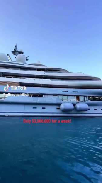 Flying fox only $3,000,000 a week! #superyacht #yacht #charter