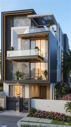 Modern Elevation Design💫💯Conceptualized by DV Studio using AI #houseplan #housedesign