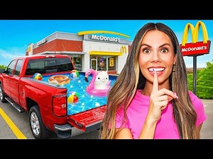 I Built a SECRET POOL in My TRUCK!