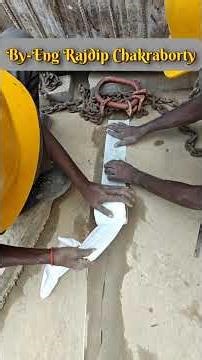 HDPE membrain repearing by Dr. Fixit Prebond SS Tape .