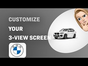 How to Customize Your BMW X3 (2024) 3-View Screen