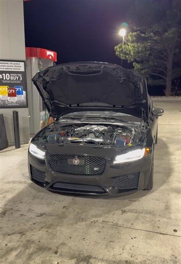 Wait for 13 seconds 😉 #supercharger #whine #jaguar #foryoupage #hellcat