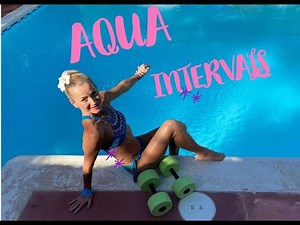 AQUA INTERVALS: BEST MIX OF CARDIO AND STRENGTH EXERCISES IN THE WATER. AQUA DUMBBELLS NEEDED!