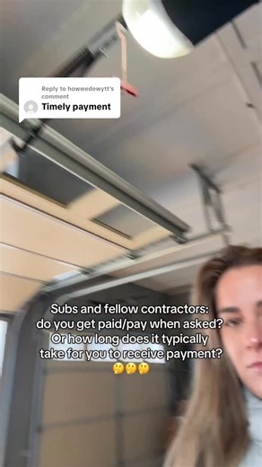 Paying subs too early can burn you… paying too late can burn the relationship. How do YOU handle sub pay schedules? 💰💰💰 #customhome #customhomebuilder #womeninconstruction #homebuilder #subs | Mason Contracting Co. LLC