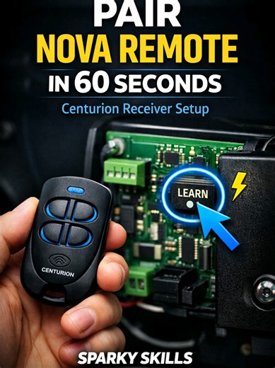 Pair Centurion Nova Remote to Receiver in 60 Seconds