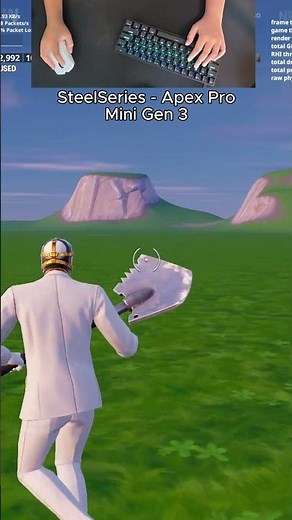 Razer Huntsman V3 Pro TKL vs. Apex Pro Mini Gen 3 #fortnite #razer #steelseries #fyp #funny #viral
