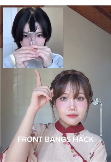 Hair Hack: Easy Front Bangs Styling Tutorial