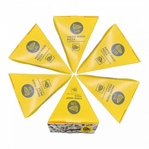 [Hot Item] Wholesale Low Price Small Single Pizza Box Biodegradable Triangle Pizza Slice Box