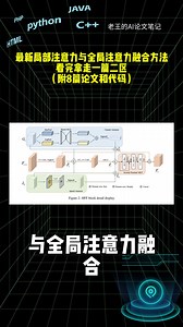 最新局部注意力与全局注意力融合方法，看完拿走一篇二区