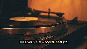 Featured free download for today: Vinyl Record Spinning On Vintage...
