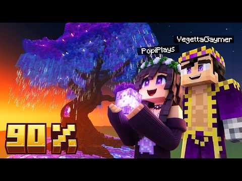 El ÁRBOL de *1M DE BLOQUES* para VEGETTA777 en #DIOSESMC | Minecraft Survival con Suscriptores