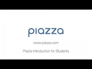 Piazza 1.5 - Intro for Students