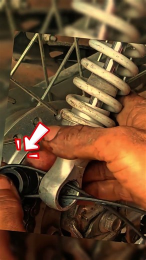 Easy Way to Replace a Rear Shock Seal” #diymotorcycle #automobile #shorts