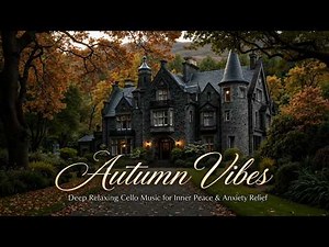 Deep Relaxing Cello Music for Inner Peace & Anxiety Relief | Dark Academy Vibes