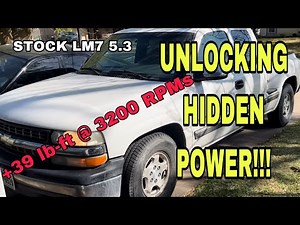 UNLOCKING HIDDEN POWER FROM A STOCK SILVERADO - HP Tuners