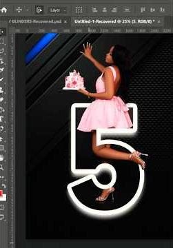 How to Make a Professional Composite Photo with Clipping Masks in Adobe Photoshop #graphicdesign