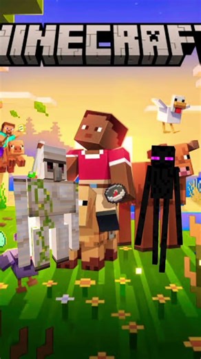 Herobrine VS iron golem #minecraft #tranding #edit