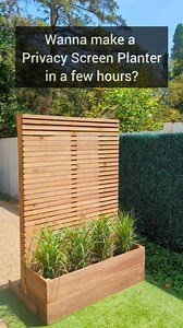 145K views · 1.4K reactions | Privacy Planter anyone? #therehablife #woodworkforall #woodworking #wooddesign #easydiy #diyproject #diyprojects #wood #diy #planter #planters #privacy #privacyscreen #privacywall #planterbox #planterboxes #plantering #gardenbed #gardening #gardenbox #garden #gardendesign | The Rehab Life | Facebook