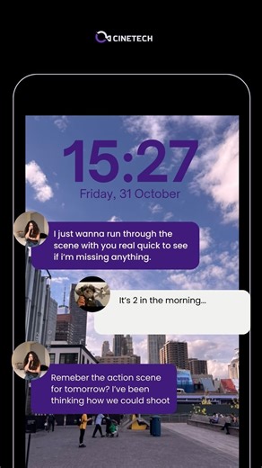 Create. Organize. Collaborate. Cinetech is there for you even at 2 AM. #cinetech #ﬁlmmaking #filmmakingsimplified #filmlife🎬 #createwithcinetech #filmproduction #creativetools | Cinetech