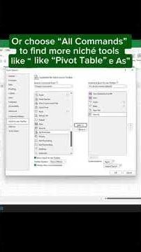 Quick Access Toolbar Setup Every Excel User Needs