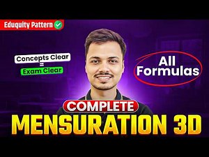 3D Mensuration Complete Formula Revision | All Formulas in One Shot 🔥 | SSC | Railway | State Exams