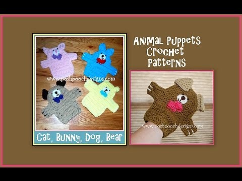 Animal Puppets Crochet Pattern