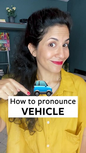 How to pronounce Vehicle [vihɪkəl] or [viɪkəl] 🚗 Is there and H? Or isn’t there? Make a sentence with 'vehicle' 👇👇 #howtopronounce | Accent's Way English with Hadar
