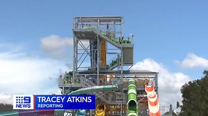 Australia's "largest, tallest and, longest" waterslide has opened today at a Gold Coast waterpark, reaching 27 metres high. #9News | Weeknights at 5.30pm | 9 News Gold Coast