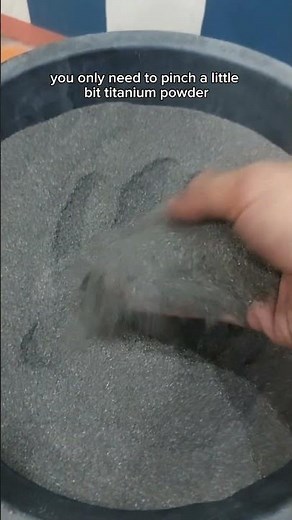 Pure Titanium Powder for Cold Pyro and Fireworks Use