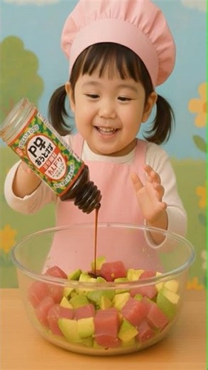 【マグロとアボカドのポキ丼】#簡単料理 #簡単レシピ #簡単ごはん #ぱぱ #まま #パパ #ママ #アボカドレシピ #アボカド #ハワイ料理#ポキ丼#料理#料理簡単 #親子料理 #親子向け