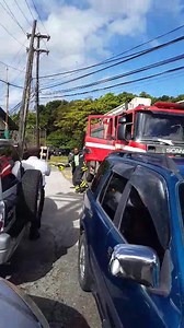 1.5K views · 18 reactions | #SafetyFirst Fire truck arrives at the scene for our Fire Fighting Simulation at the Cane Hall Power Station. This training session involves staff from VINLEC working together with the local Fire Department | St. Vincent Electricity Services Limited | Facebook
