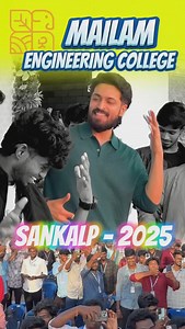 46K views · 32 reactions | SANKALP -2025 Mailam Engineering College #engineering #engineer #engineeringmemes #engineering_jokes #engineeringcollege #pondicherry #trendingpondicherry #college #pondicherrydiaries | Priyans Paarvaigal | Facebook