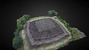 Borobudur Temple Indonesia - 3D model by Andria Wahyudi (@andriawahyudi)