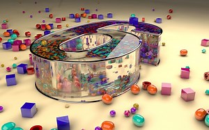 C4D酷炫粒子LOGO教程