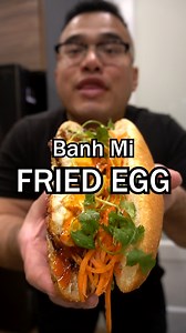 BANH MI OP LA - FRIED EGG #fyp #banhmi #Vietnam #yegfood | Quang Tran