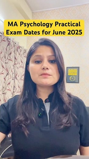 IGNOU ma psychology practical exam date June 2025 #ignoumapc #ignouexam #ignou