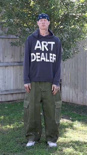 Military Cargo Pants Made from WW2 Stretchers